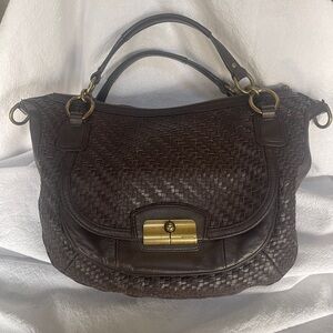 Coach leather handbag